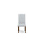 Ensemble de coin repas 3 pièces pour petits espaces comprenant une table de salle à manger rectangulaire et 2 chaises Parson rembourrées, noyer antique-751467088