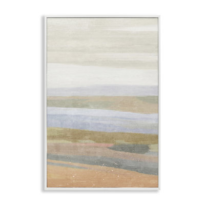«Beach Dunes Abstraction», art de la giclée encadrée par Suzanne Nicoll