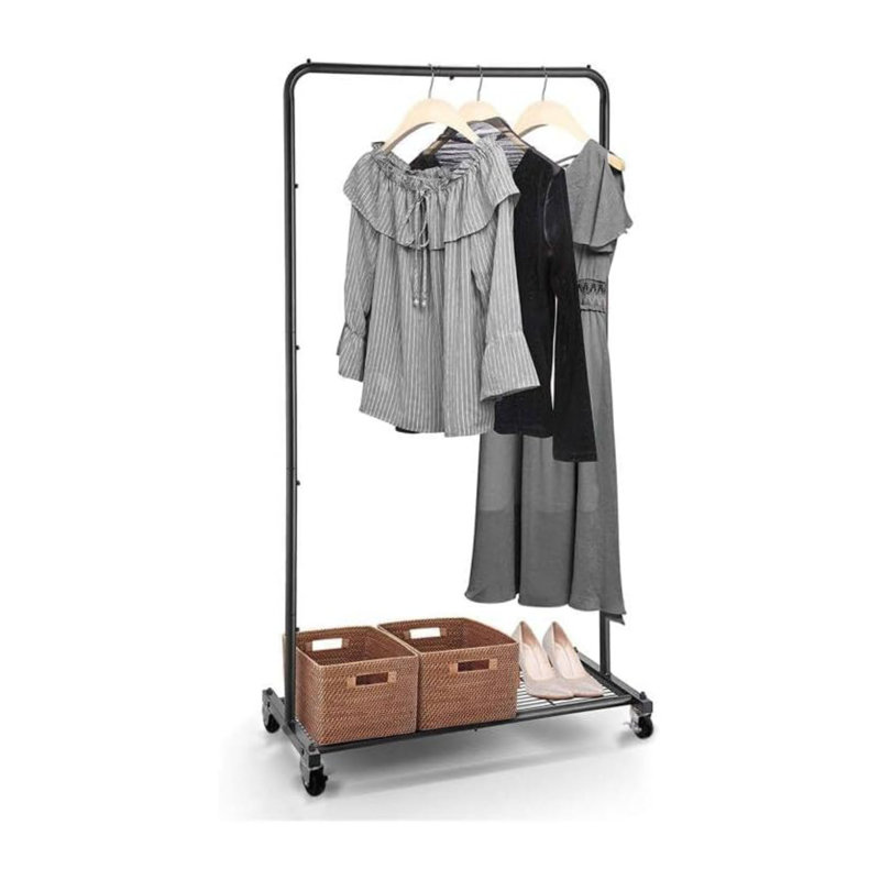 73cm Rolling Clothing Rack