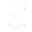 Applique murale ardoise en aluminium à DEL-97986184-97986182