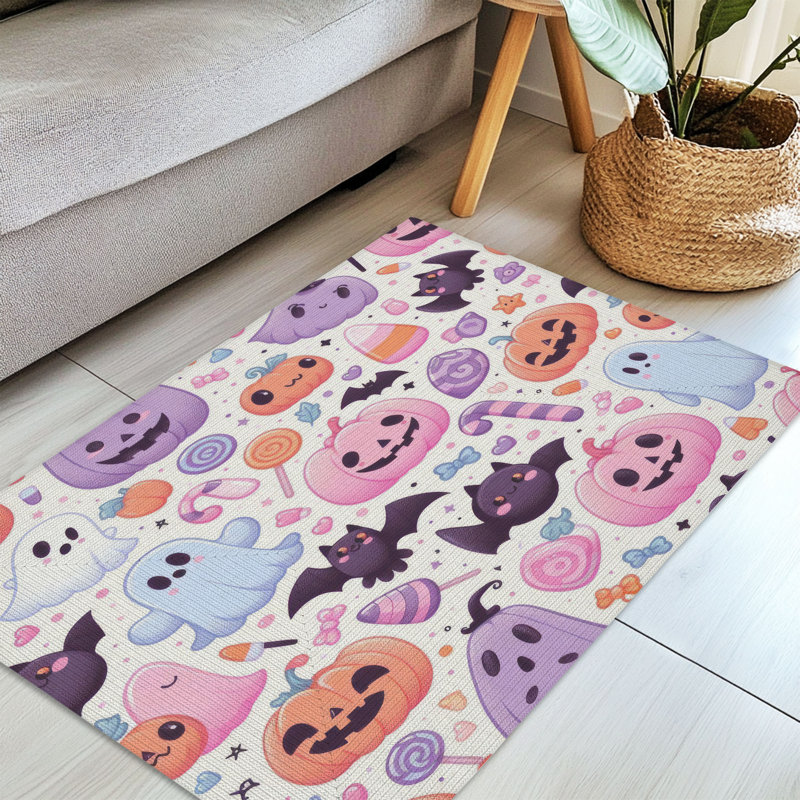 Tapis tressé Soft Scare Shadows, Rectangulaire 3 pi x 5 pi