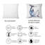 Coussin Blue Dolphin On White - imprimé nautique et côtier-1942137598