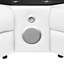 L-shaped White 4 Sectional, Faux Leather Upholstery, Wood Frame, Medium-firm Seat, 2 Power , Manually Adjustable Headrests, Wireless Charging Pad, Ports, Speaker, Led-lit Bar, Armrest Storage 4