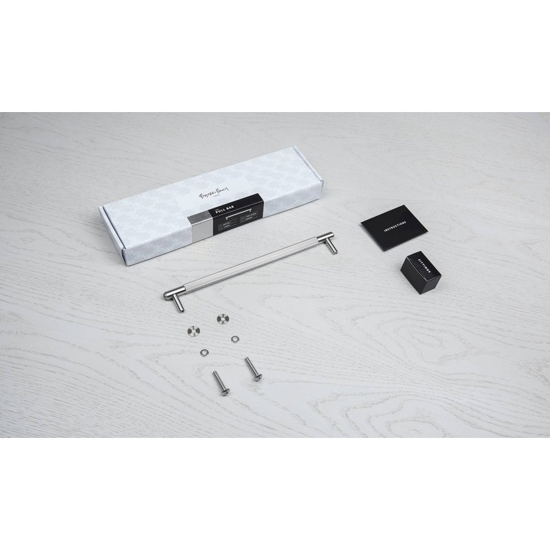 Pull Bar / Linear, Steel, 12 4/5"