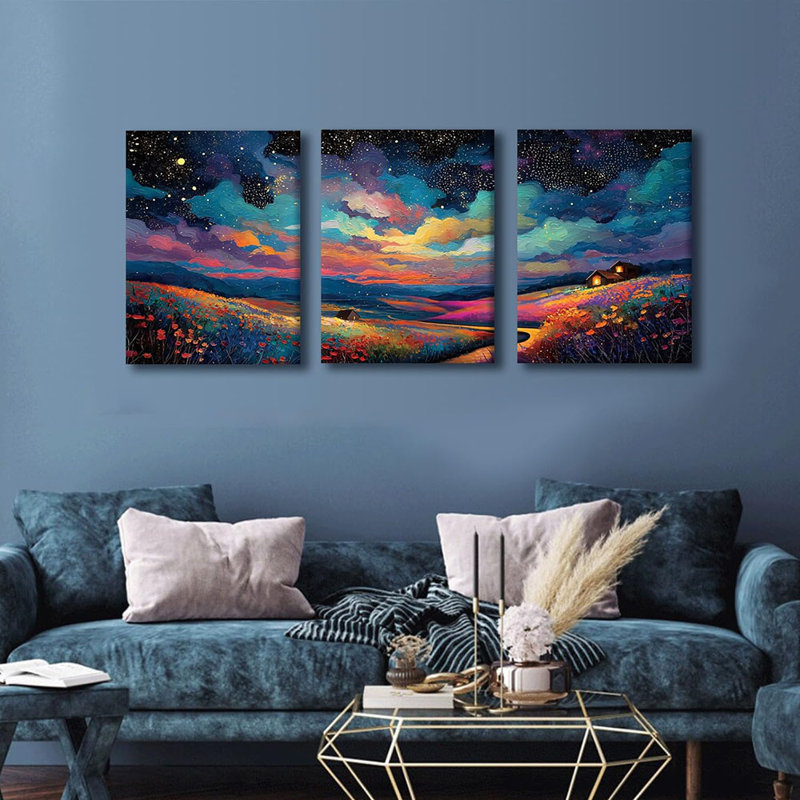 3 Piece Wrapped Canvas Print