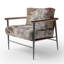 Fauteuil Fading Passion abstrait en beige et rouge rétro I-646538570
