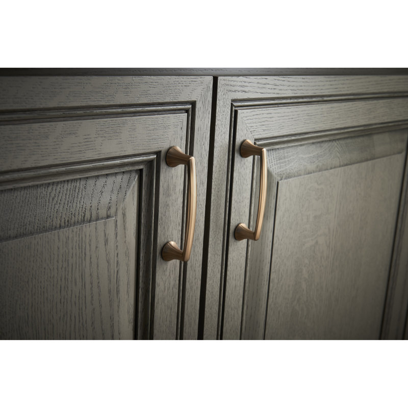 Rue 3 3/4" Center to Center Bar Pull, German Bronze