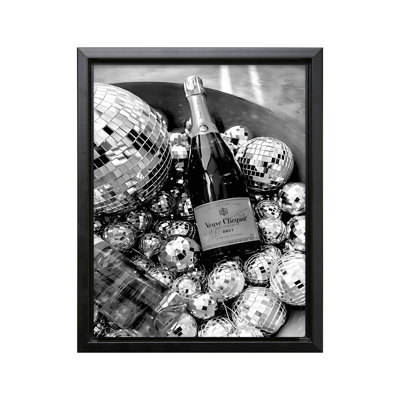 Champagne et boules disco