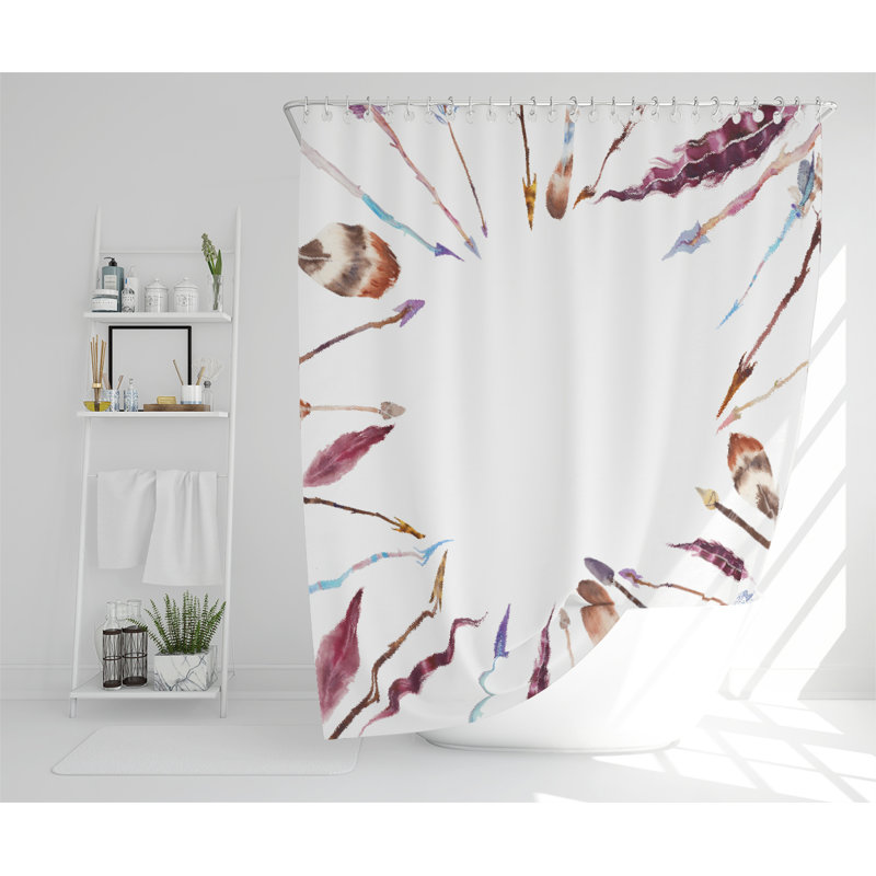 Dicha Polyester Shower Curtain Set