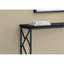 Table d'appoint, console, vestibule, étroit, canapé, salon, chambre à coucher, stratifié brun, métal noir, contemporain, moderne-1202757723