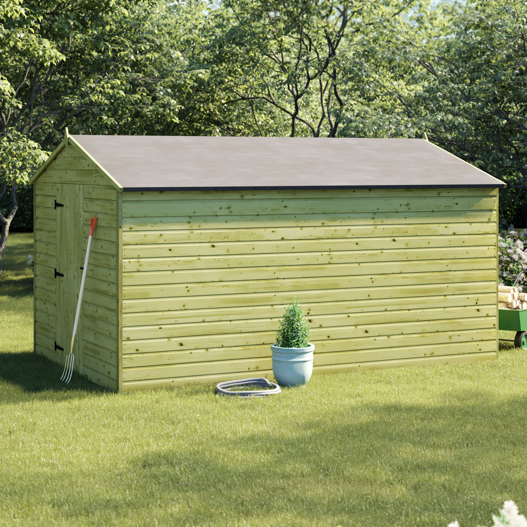Empire Sheds - Wooden Apex Garden Shed - 4 x 4ft - Double Door - Image 5