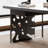 Black Rectangular Solid Wood Writing desk with drawers desk-216110704