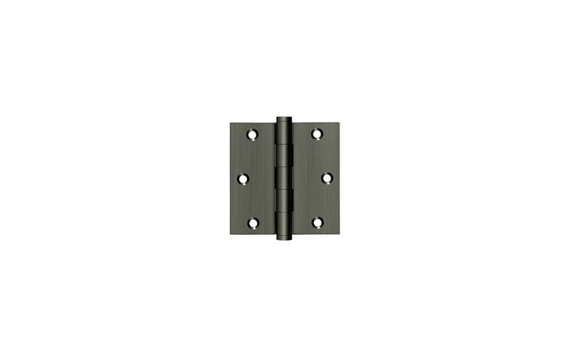 Butt Bearing Hinge, Antique Nickel