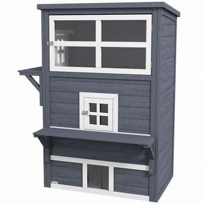 3-Story Cat House Feral Cat Shelter