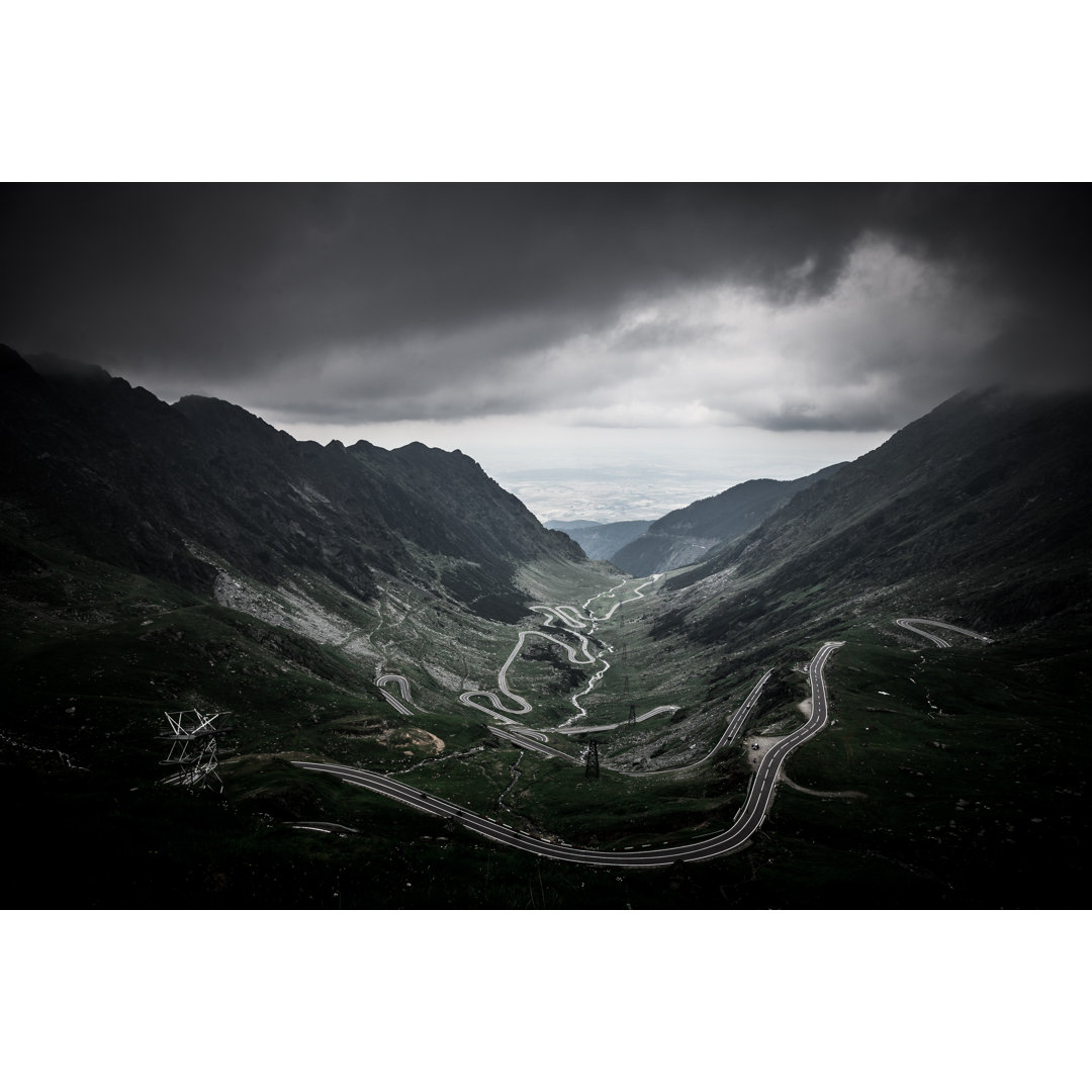 Moody Sky And Mountain von Coldsnowstorm - Leinwandbild auf Leinwand