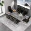 Dining Table Sets(must Include Both Table And Chair), 71 Inch Glass Table
