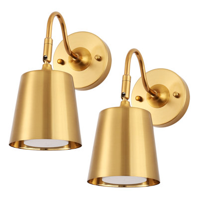 2-Lights Iron Armed Sconce RGB Dimmable