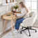 Meila Mid Century Modern Desk Chair For Home Office, Adjustable Seating With Wheels And Swivel Base