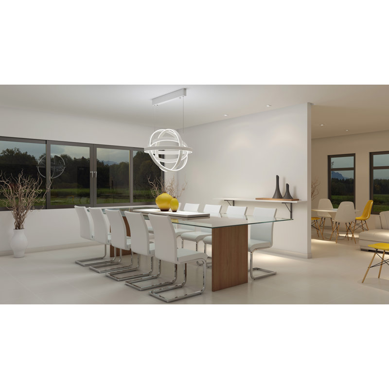 Ananke 6 - Light Dimmable LED Globe Chandelier