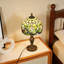 Lampe de table baroque Tiffany 14,7 "h, ampoule E26 chaude incluse