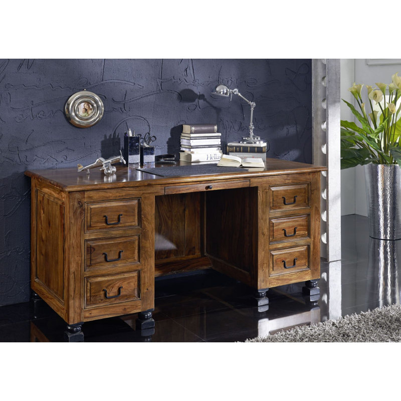New Boston Solid Wood Writing Desk