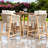 FSC 1 Roma Bar set 100cm High Table with 4x Deluxe Roma Bar Stools