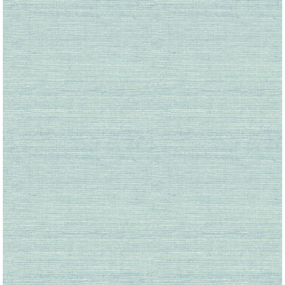 Agave Aqua Faux Grasscloth Wallpaper