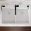 Karran Quartz 33'' X 22'' 50/50 Double Bowl Composite Drop-in Kitchen Sink-49947610