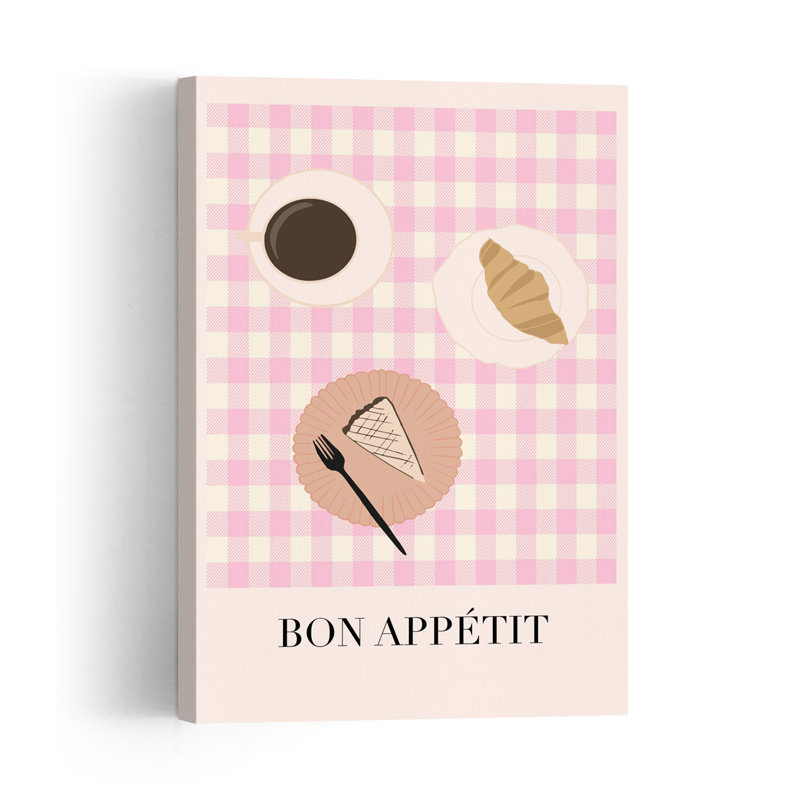 Affiche murale Bon appétit Petit-déjeuner, H 18 po x l 12 po