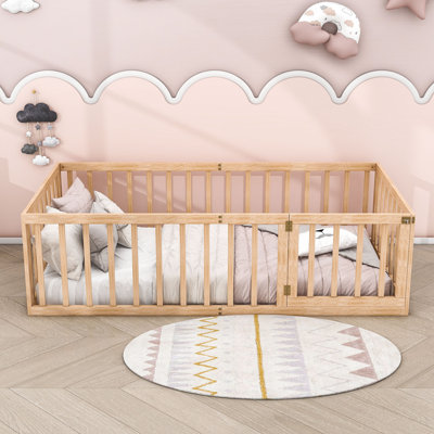 Guerriero Wooden Daybed Frame with Fence