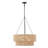 23.6" 6-Light Modern Rope Drum Chandelier-1987355957