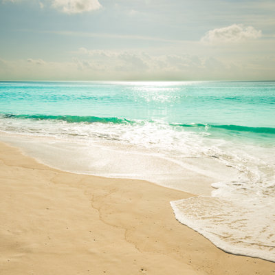 «Tropical Beach» par Pavlinec - Photographie sur toile tendue