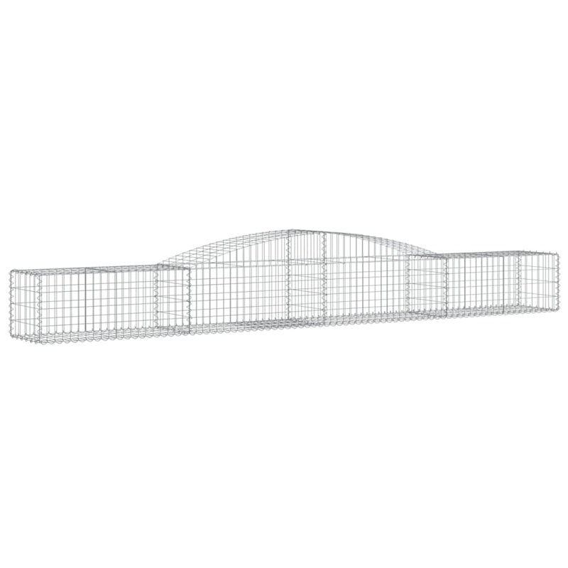 Briceida Silver Galvanised Iron, 60cm H x 400cm W x 50cm D