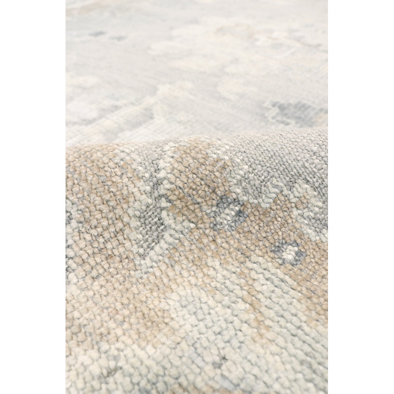 Oushak Hand Knotted Wool Oriental Area Rug, Rectangle 9' x 12'