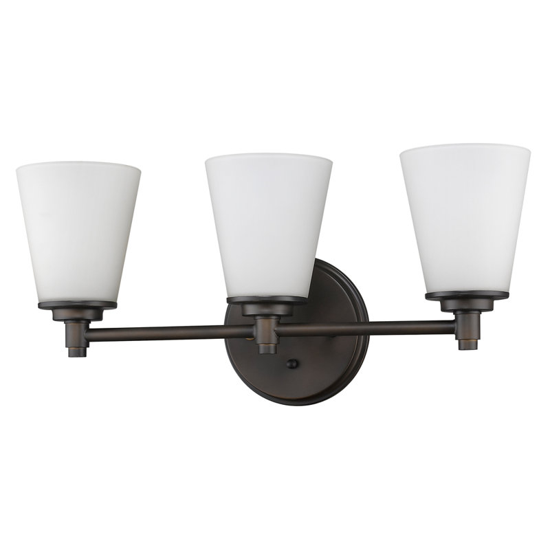 Vanmeter 3 - Light Dimmable Vanity Light, Oil Rubbed Bronze