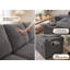 3 Seater Linen Blend Sofa Bed-822452266