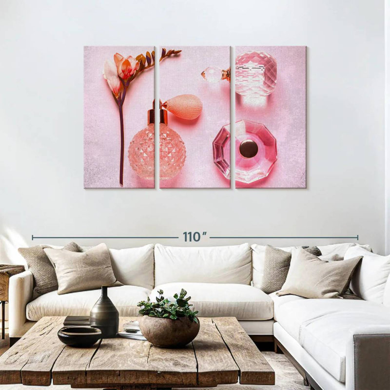 Shuttleworth Blush Pink Scents, 48" H x 74" W