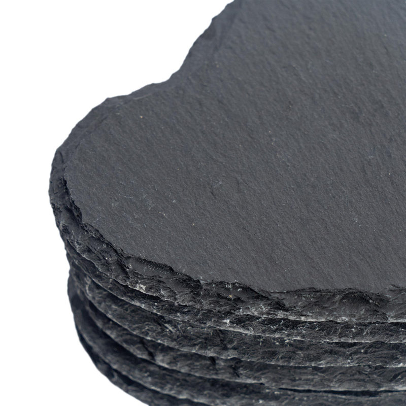 Argon Tableware - Heart Slate Placemats - 25cm