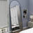 Arch Full Length Mirror 67*40"  Big Full Body Mirror For Bedroom Oversized Floor Mirror Large Standing Mirror Living Room Dressing Mirror Leaning Against Wall, Metal Frame, Black
