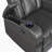 Lachanda 35.5" Modern & Contemporary Breathable Faux Leather Power Reclining Chair with Wireless Charging & Bluetooth Speaker, LED Lighting & Cooling Cup Holder