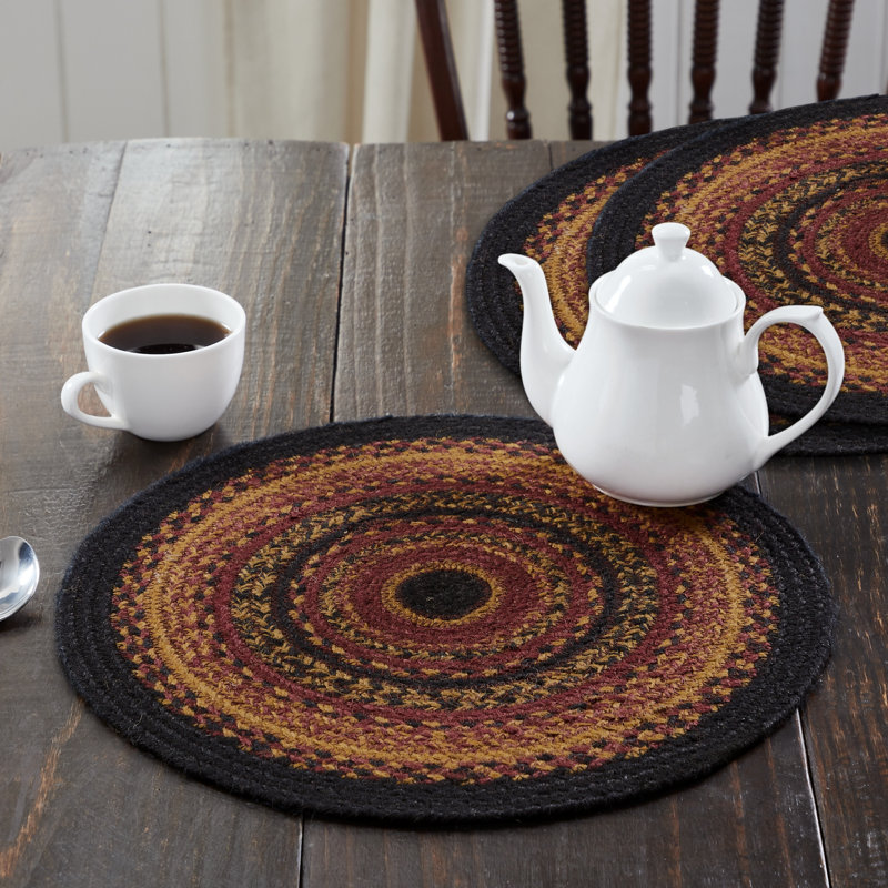 Ensemble de 3 dessous de lit en jute 15 pouces Heritage Farms, 15 x 15