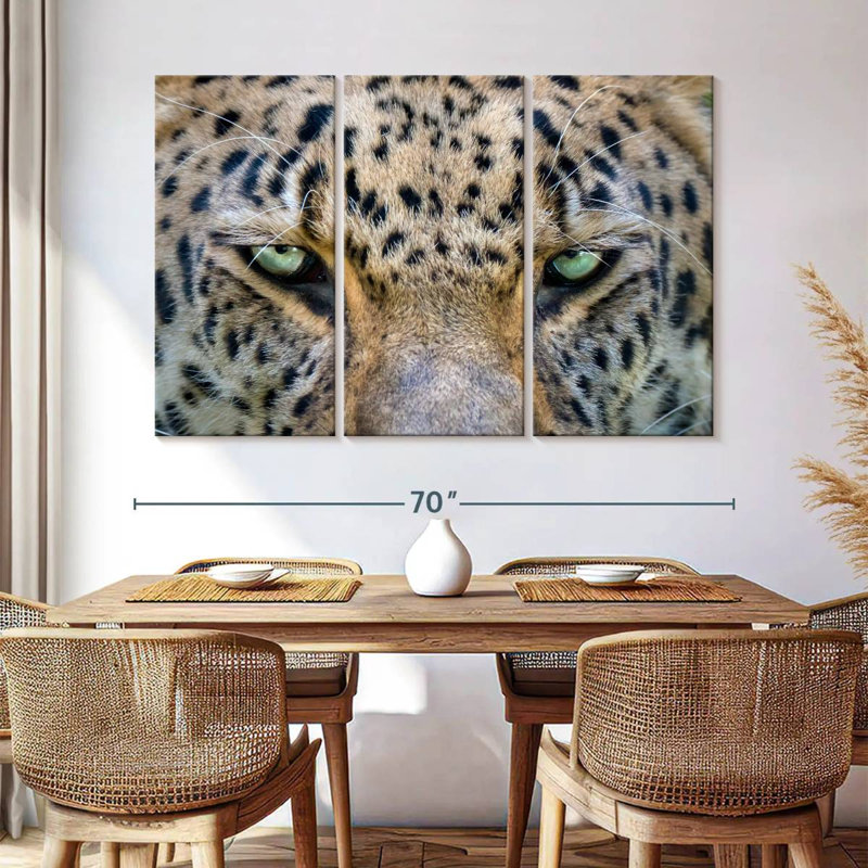 Brampt Leopard Eyes, 42" H x 65" W
