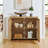Pfarr 39.4" Modern Rattan Sideboard Buffet Cabinet-324274146
