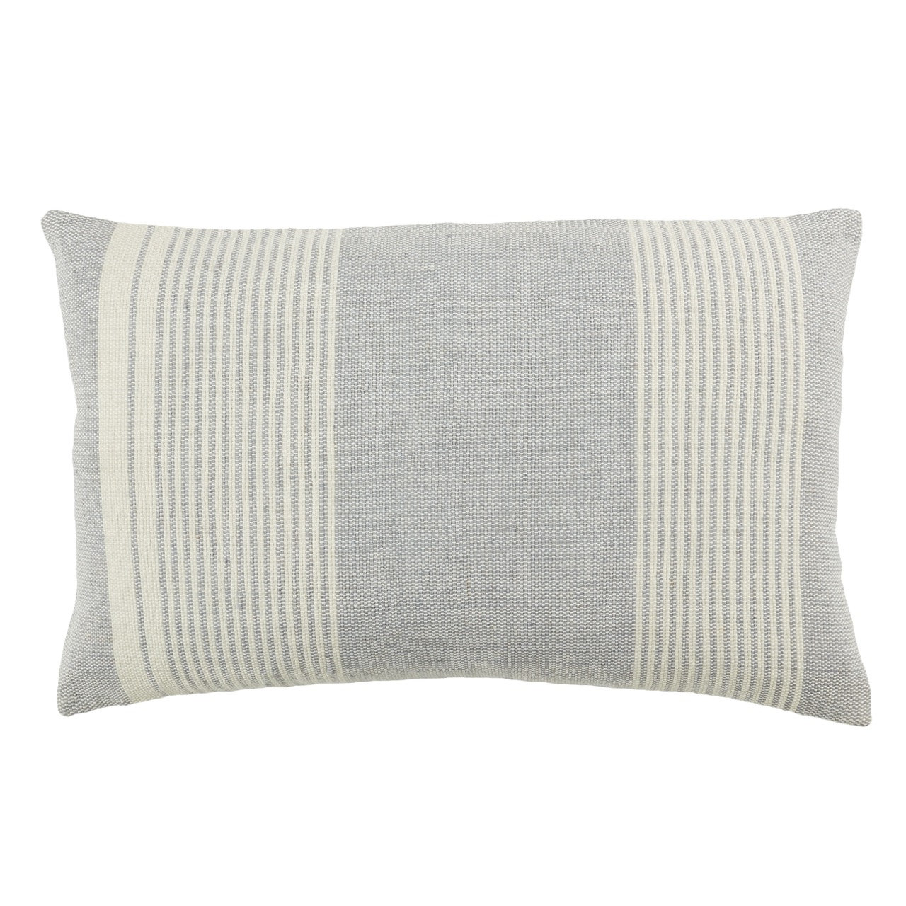 Samsa 13" x 21" Pillow Cover, Gray/Ivory, Pillow Cover Only - No Insert