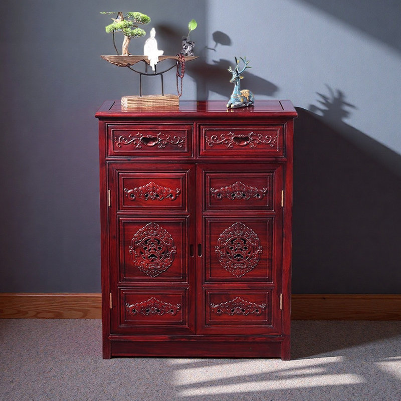 Armoire à chaussures de rangement classique de style chinois