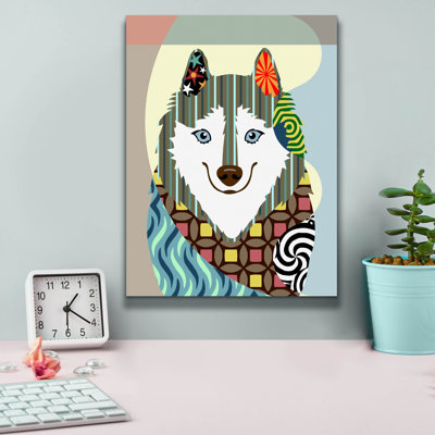 'American Eskimo' by Lanre Adefioye, Canvas Wall Art