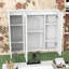 Elegant Medicine Cabinet with Adjustable Shelves and High-Definition Mirrors