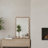 Natural Wood Color Wavy Rectangle Solid Wood Frame Decorative Mirror-1686799685-1688807631