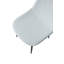 Mose 45cm H Fabric Upholstered Metal Upholstered Back Side Chair in Grey-292376150-367622629