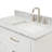 37 " W Freestanding Standard 1 Single Vanity Bathroom Vanity With Carrara Marble Top-137993426-137993427-85364096